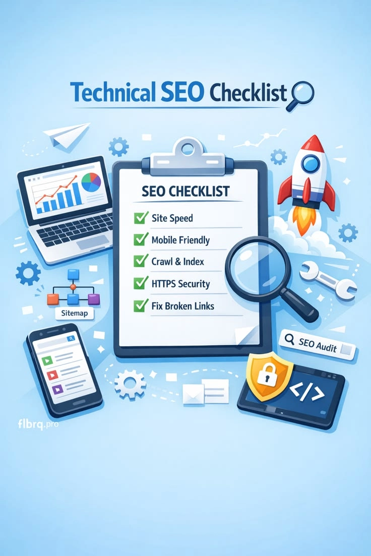 Image of the second blog, "Technical SEO Mistakes That Hurt Ranking," written by the best digital marketing analyst in Malappuram.